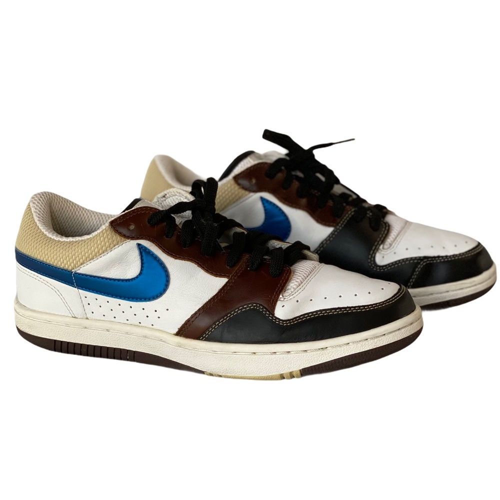 Nike court force low white military blue-bison 11